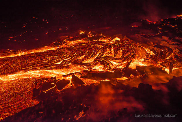 Tolbachik Volcano in Russia