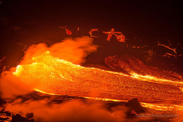 Tolbachik Volcano in Russia