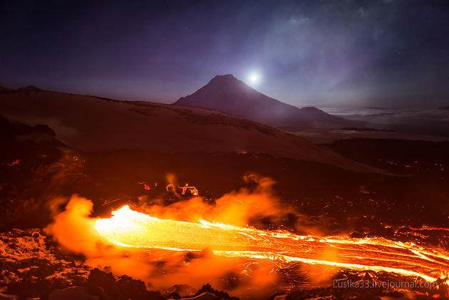 Tolbachik Volcano in Russia