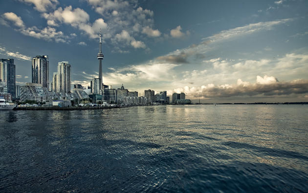 Toronto Canada Skyline High Quality Wallpaper