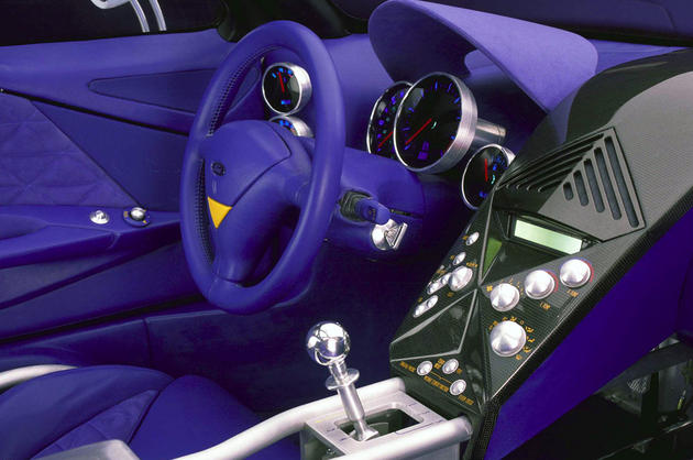 Ford GT90 Interior Blue