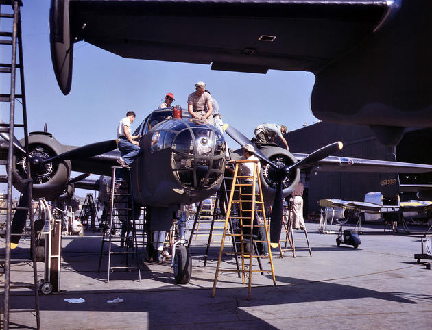 B-25 final processing