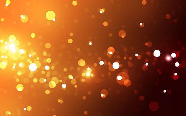 Beautiful Warm Hues Bubbles Sparks HD Wallpaper