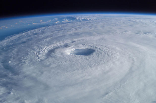 Hurricane Isabel, seen from the ISS
