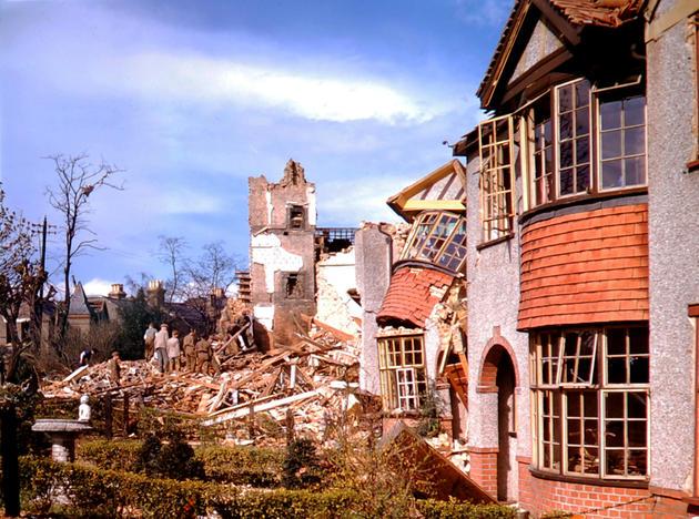 London 1940 German Raids Colour