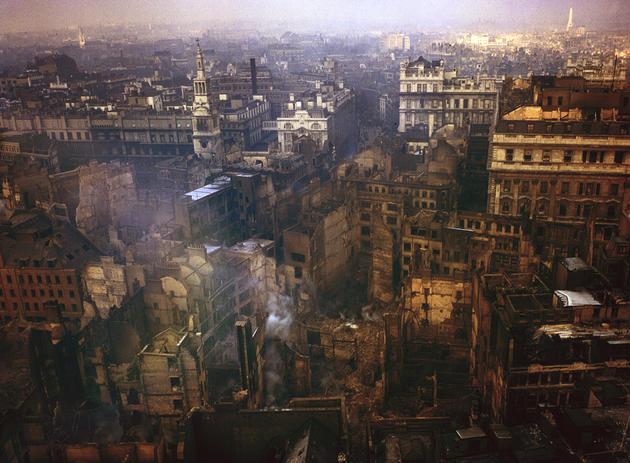 London 1940 German Raids Colour