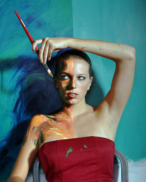 Alexa Meade Body Painting Art Simulates Paintings