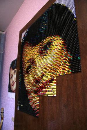 Creative Art using Push Pins