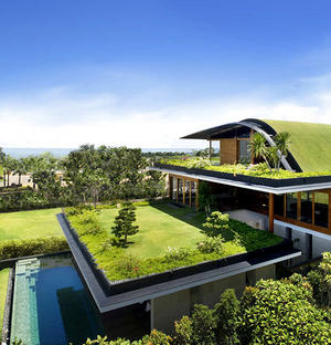 Stunning Gargen House Eco Friendly