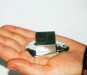 Gallium melting in a person's hand