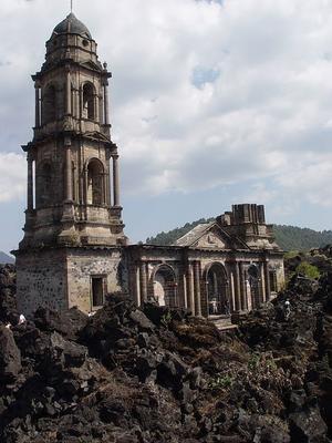 San Juan Parangaricutiro Church