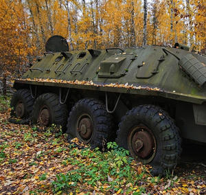 Soviet BTR abandoned