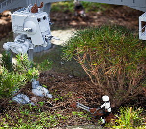 Star wars recreations made from Lego