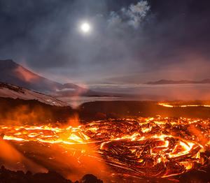 Tolbachik Volcano in Russia