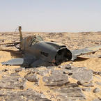 P-40 Kittyhawk RAF Wreck Sahara Egypt