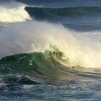 Portugal surfing big waves