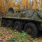 Soviet BTR abandoned