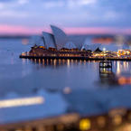 Sydney tilt-shift timelapse video