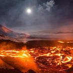 Tolbachik Volcano in Russia