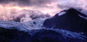 Alaska Sunrise overlooking Glacier HD Wallpaper