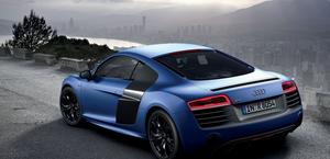 Audi R8 V10 Blue HD Wallpaper