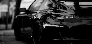 High Resolution Wallpaper Porsche Black