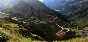 Driving heaven Gotthard Pass Wallpaper