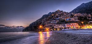 Stunning Beach of Positano, Italy HD Wallpaper