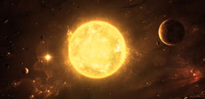 An HD Wallpaper of the Sun