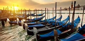 Venetian Gondolas Wallpaper HD 1920x1200