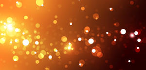 Beautiful Warm Hues Bubbles Sparks HD Wallpaper