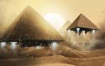 Ancient Aliens Blasting off in Pyramids back to space