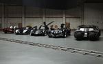 Batmobiles lined up HD Wallpaper