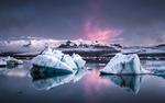 Glacier Lagoon in Iceland by Andreas Wonisch