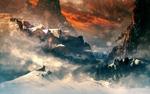 Three Mountains HD Art Wallpaper