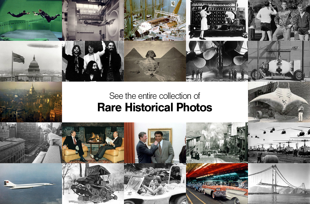 Click here to see the entire collection of "Rare Historical Photos"