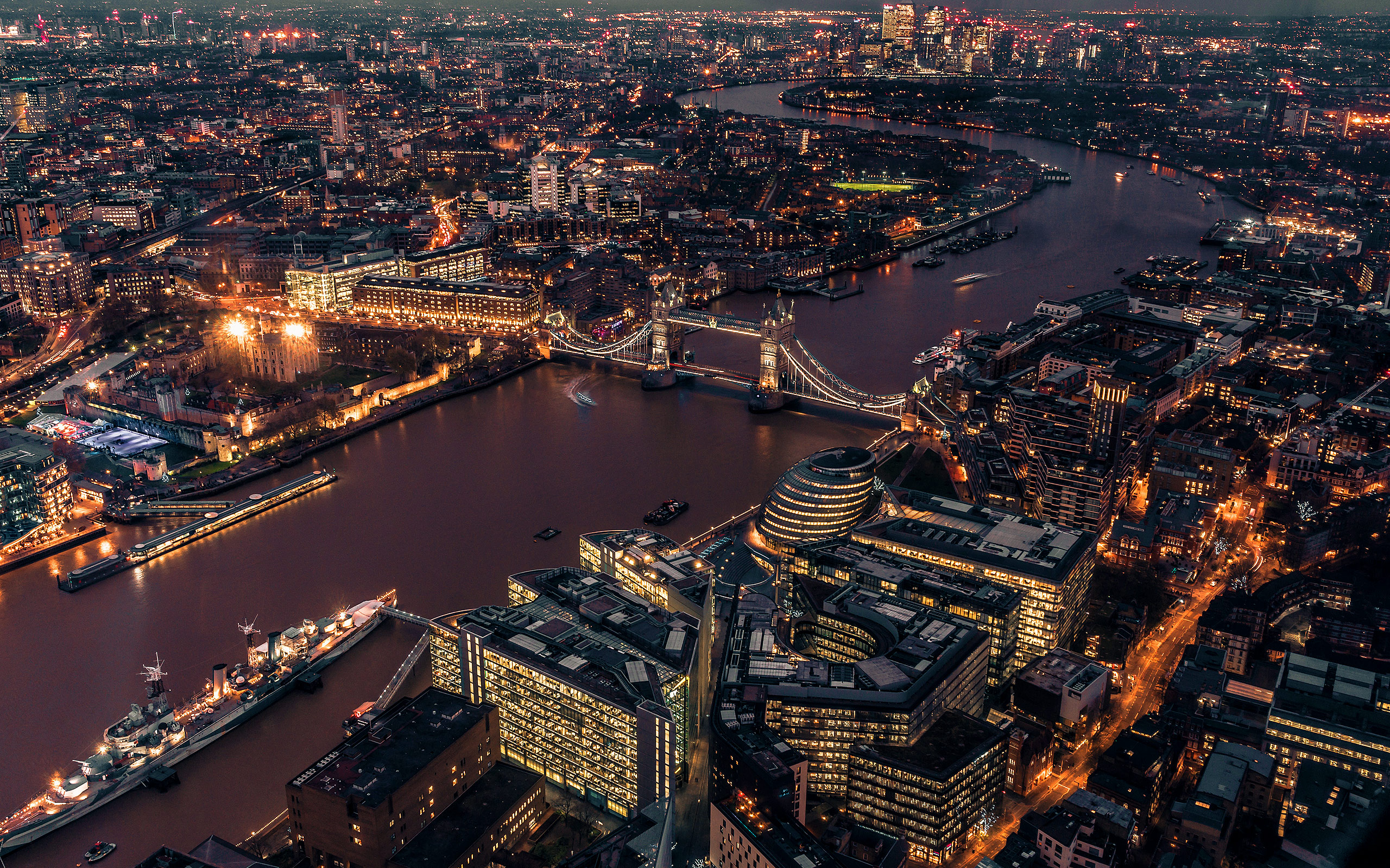 Daily Wallpaper: London at Night | I Like To Waste My Time