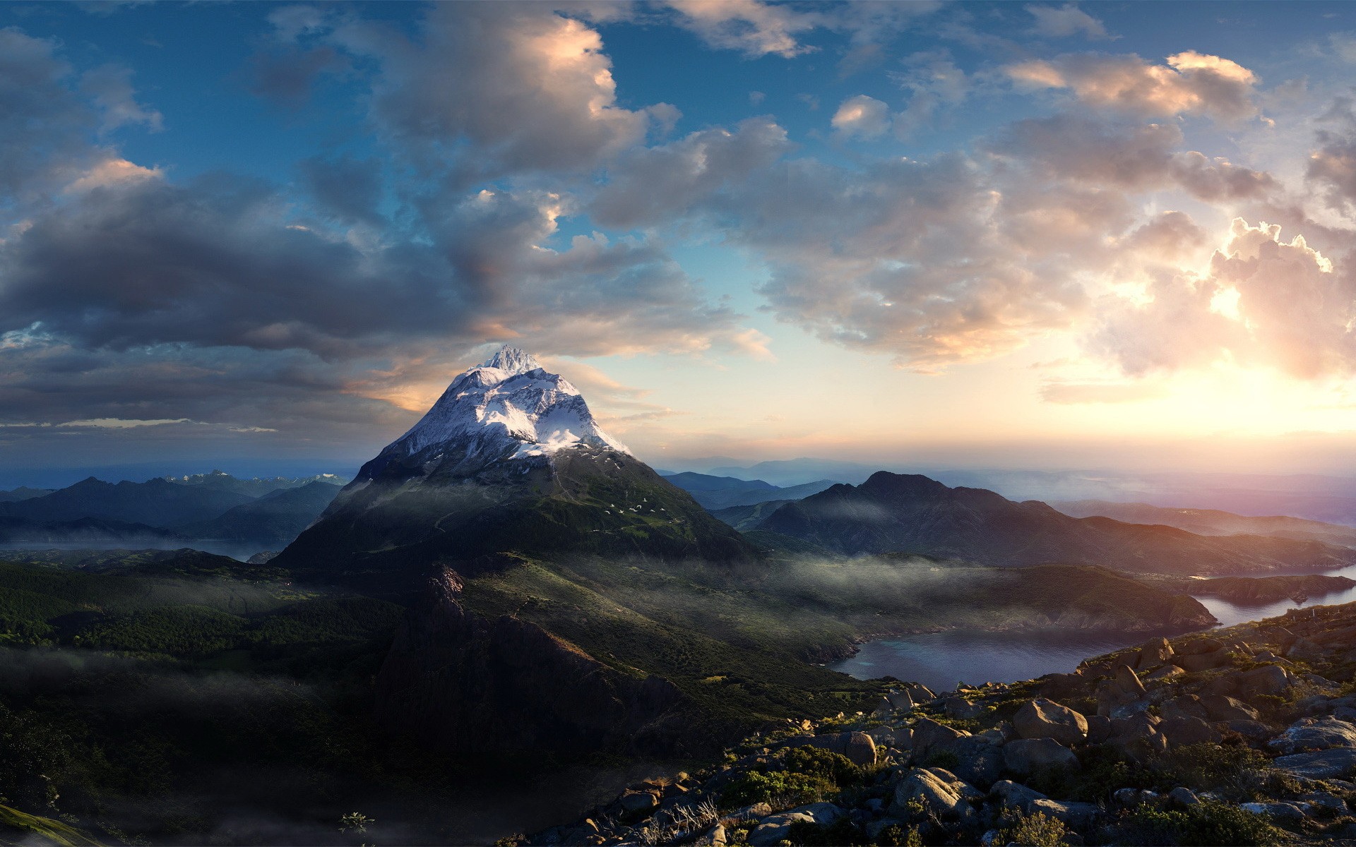 Daily Wallpaper: Mountain Peak  I Like To Waste My Time