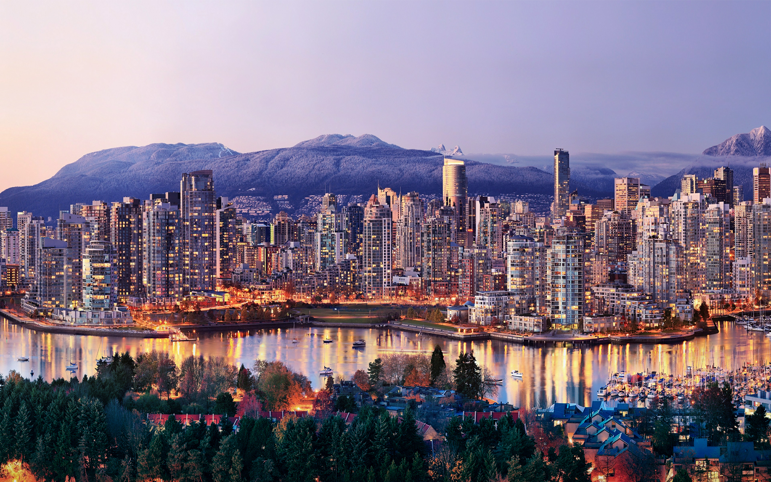 Daily Wallpaper: Sunrise in Vancouver, Canada | I Like To Waste My Time